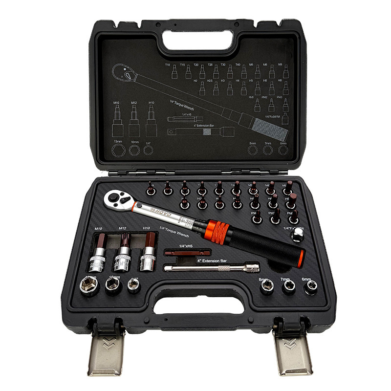 Boben32pc 1/4 Xiaofei Torque Wrench Set Bicycle Motorcycle High Precision Torque Moment kg Tool
